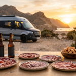 Pack Desierto de Almería con jamón ibérico de bellota, lomo, embutidos, cervezas artesanas y aperitivos