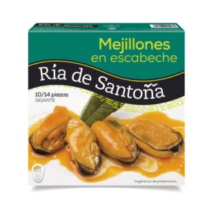 Mejillones en Escabeche Ría de Santoña 10/14 (266g)