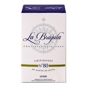 Chipirones en Aceite de Oliva La Brújula 6/8 Piezas